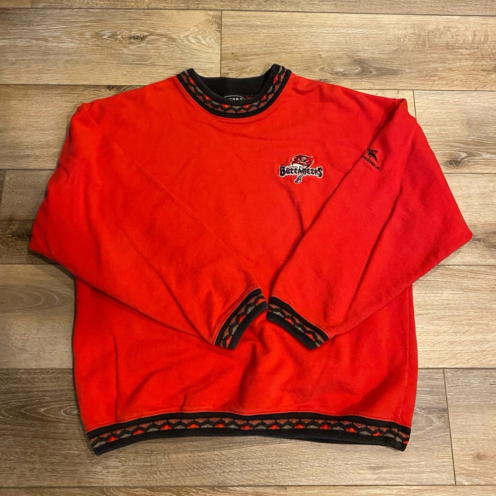 Men’s Tampa Bay Buccaneers Vintage Pullover Tundra Sport Canada Red XL